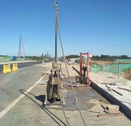 北碚公路高聚物注浆加固